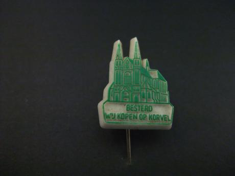 Ondernemersvereniging Korvel Vooruit, Tilburg, Besterdse Kerk ( H.H. Martelaren van Gorcum) groen